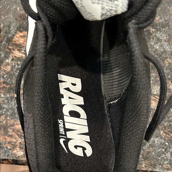 Nike Zoom Rival S Black Indigo Fog Speckle Track Shoes - Mens Sz 12 - Picture 8 of 10